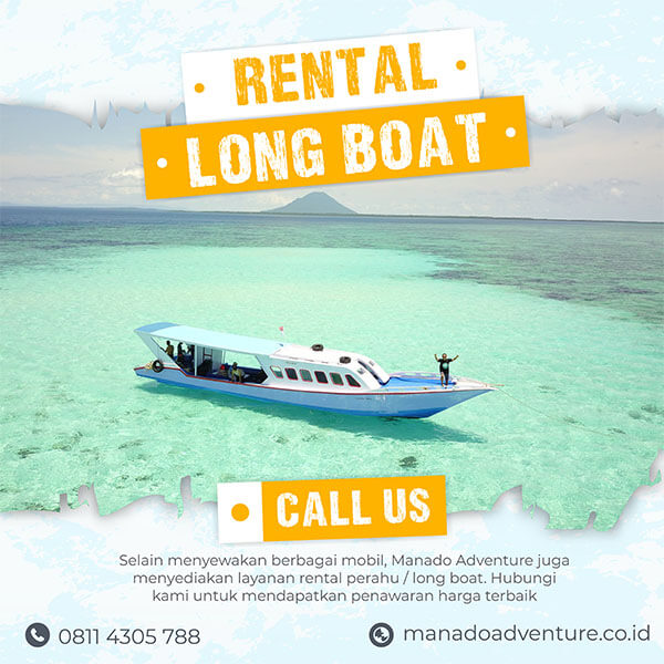 Rental perahu Bunaken Manado