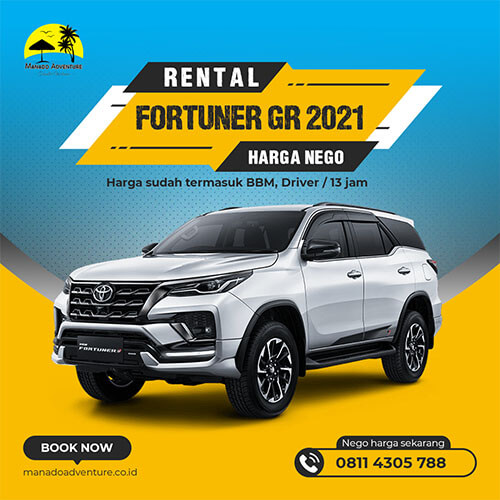 Rental Mobil Manado Fortuner GR