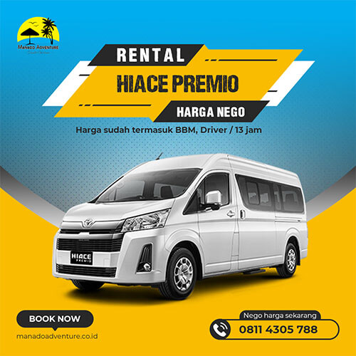 Rental Mobil Manado Hiace Premio