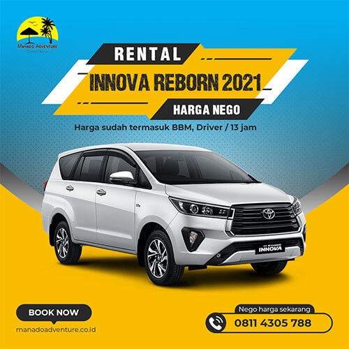 Rental Mobil Manado Innova Reborn 2021