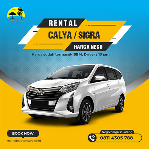 Rental Mobil Manado Sigra Calya