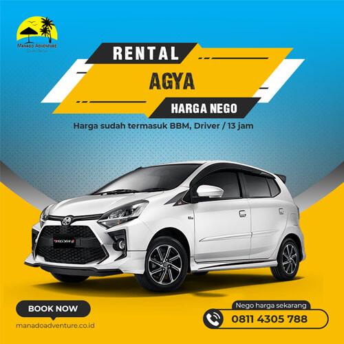 Rental Mobil Manado Agya